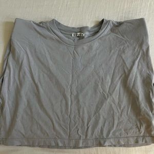 Zara shoulder padded top